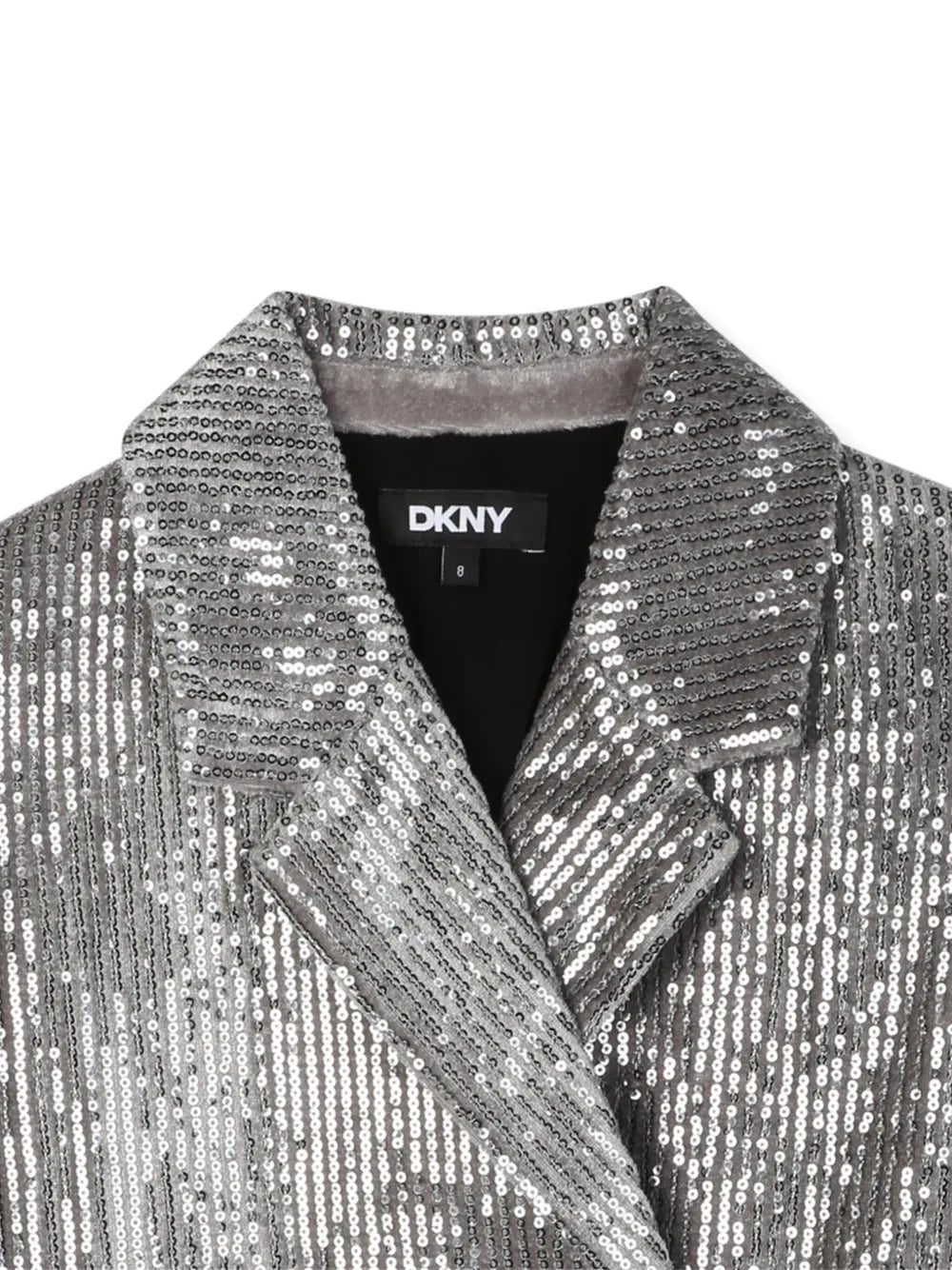 sequin-embellished double-breasted jacket