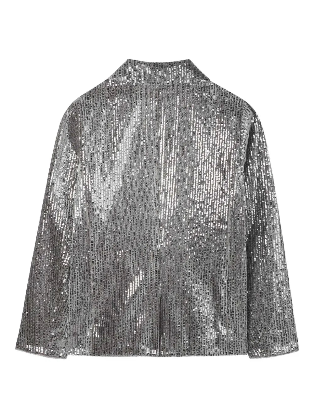 sequin-embellished double-breasted jacket