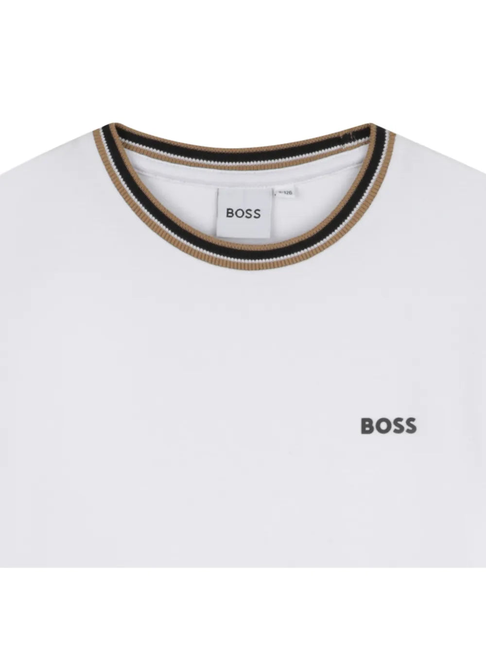 contrast-trim short-sleeve T-Shirt