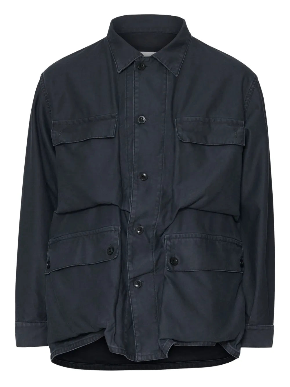 patch-pocket shirt jacket