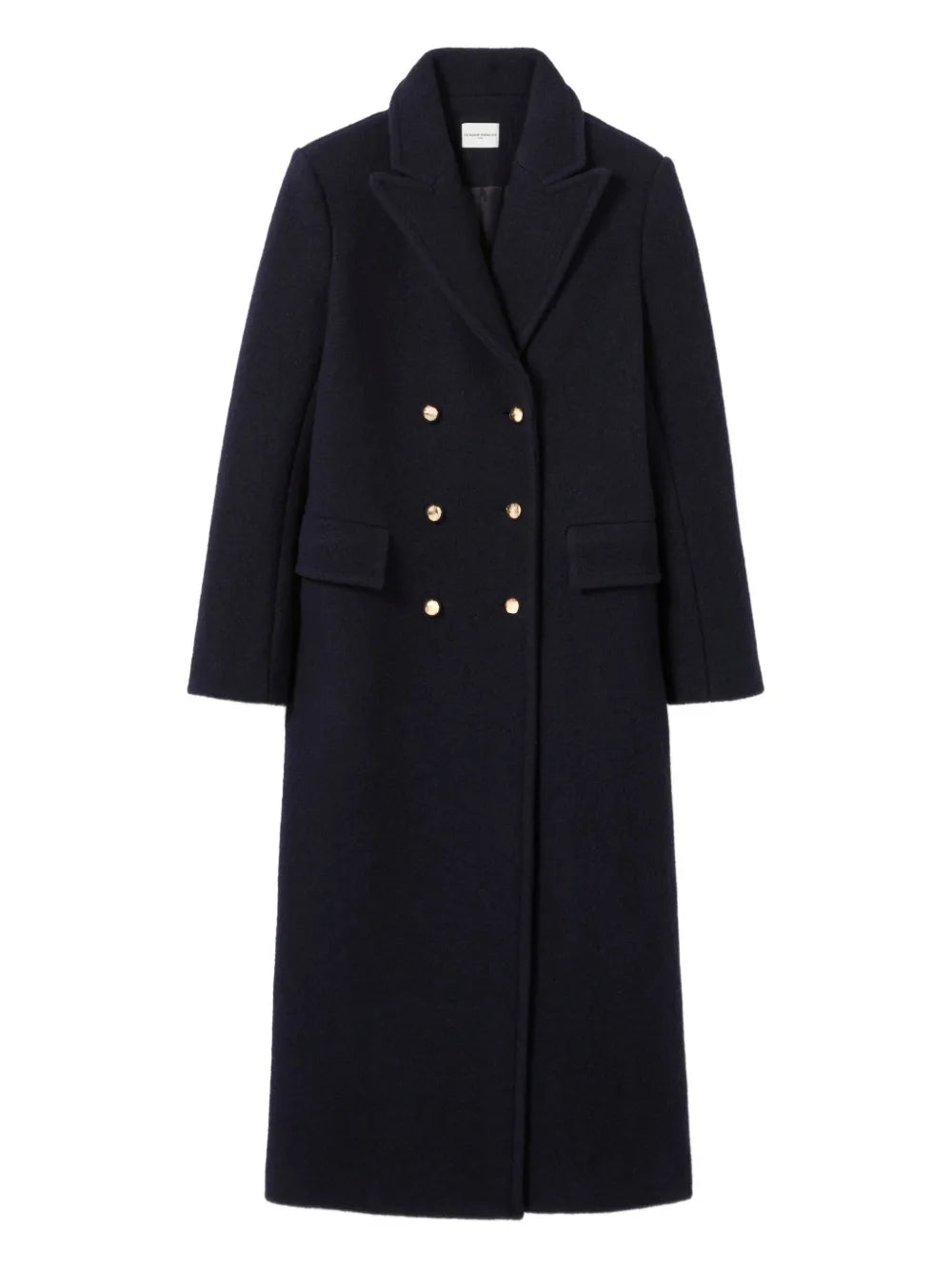 double-breasted wool coat