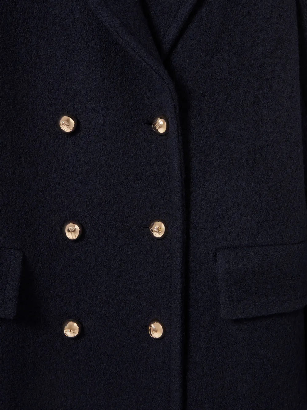 double-breasted wool coat