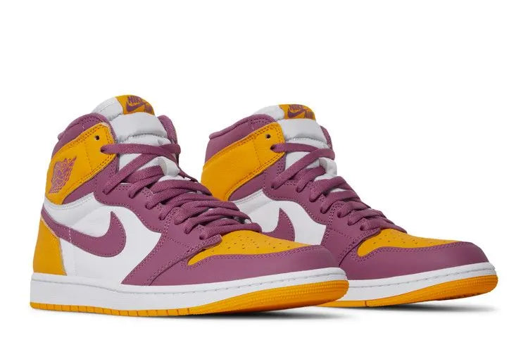 Air Jordan 1 High Retro OG University Gold And Light Bordeaux / Brotherhood