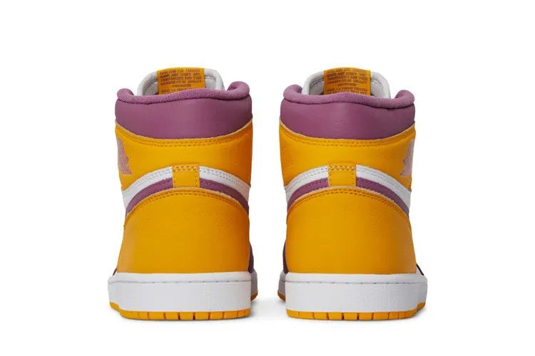 Air Jordan 1 High Retro OG University Gold And Light Bordeaux / Brotherhood