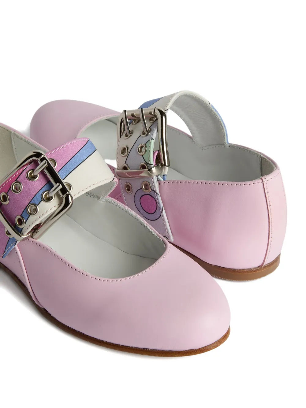 buckle-detail ballet flats