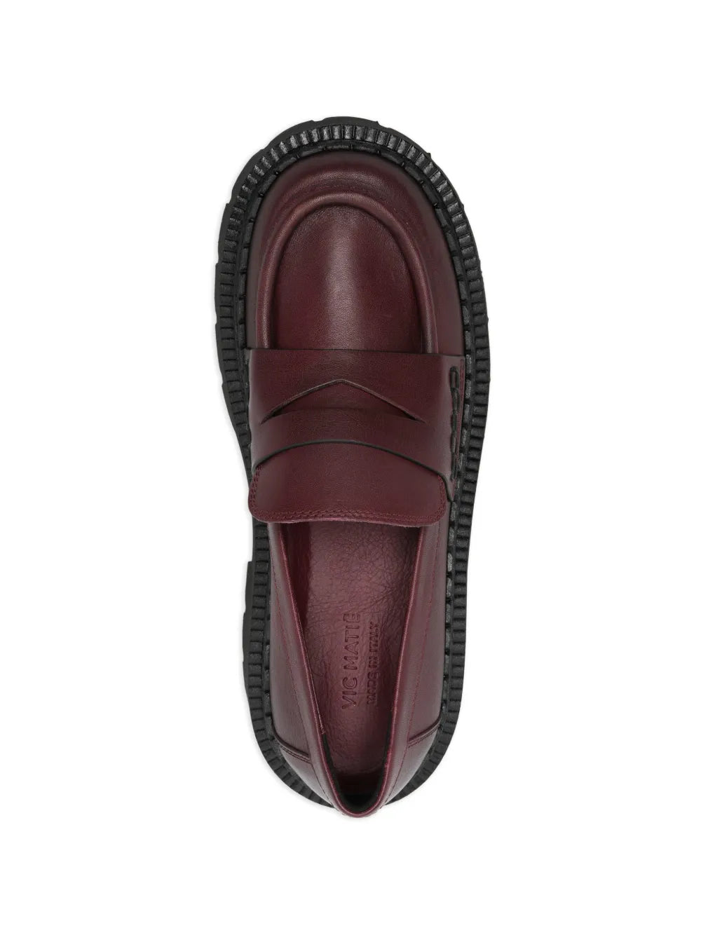 platform heeled loafers