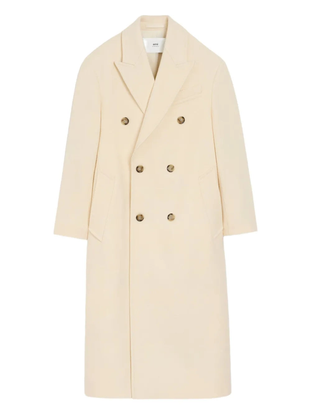 double-breasted wool coat
