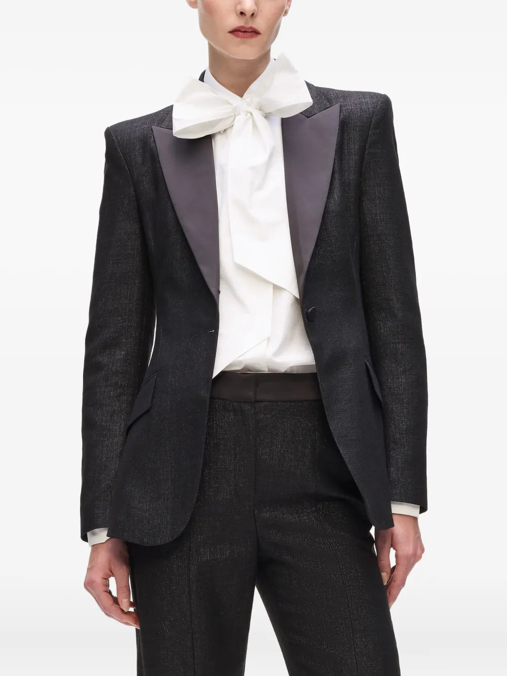 peak-lapel blazer