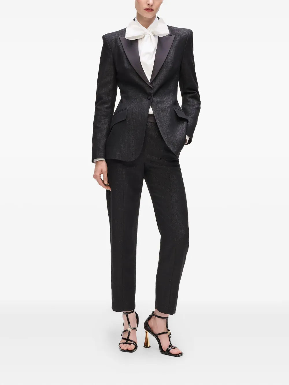 peak-lapel blazer
