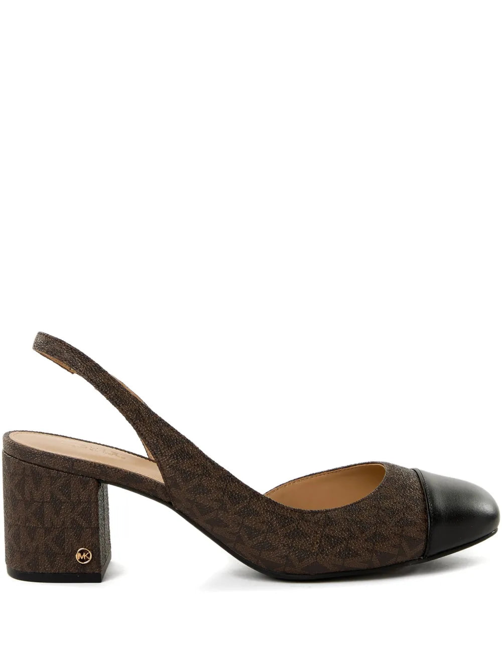 57mm monogram slingback pumps