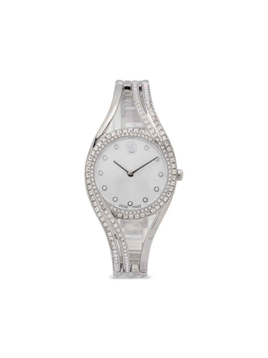 Steel Crystal Baguette - 32 mm