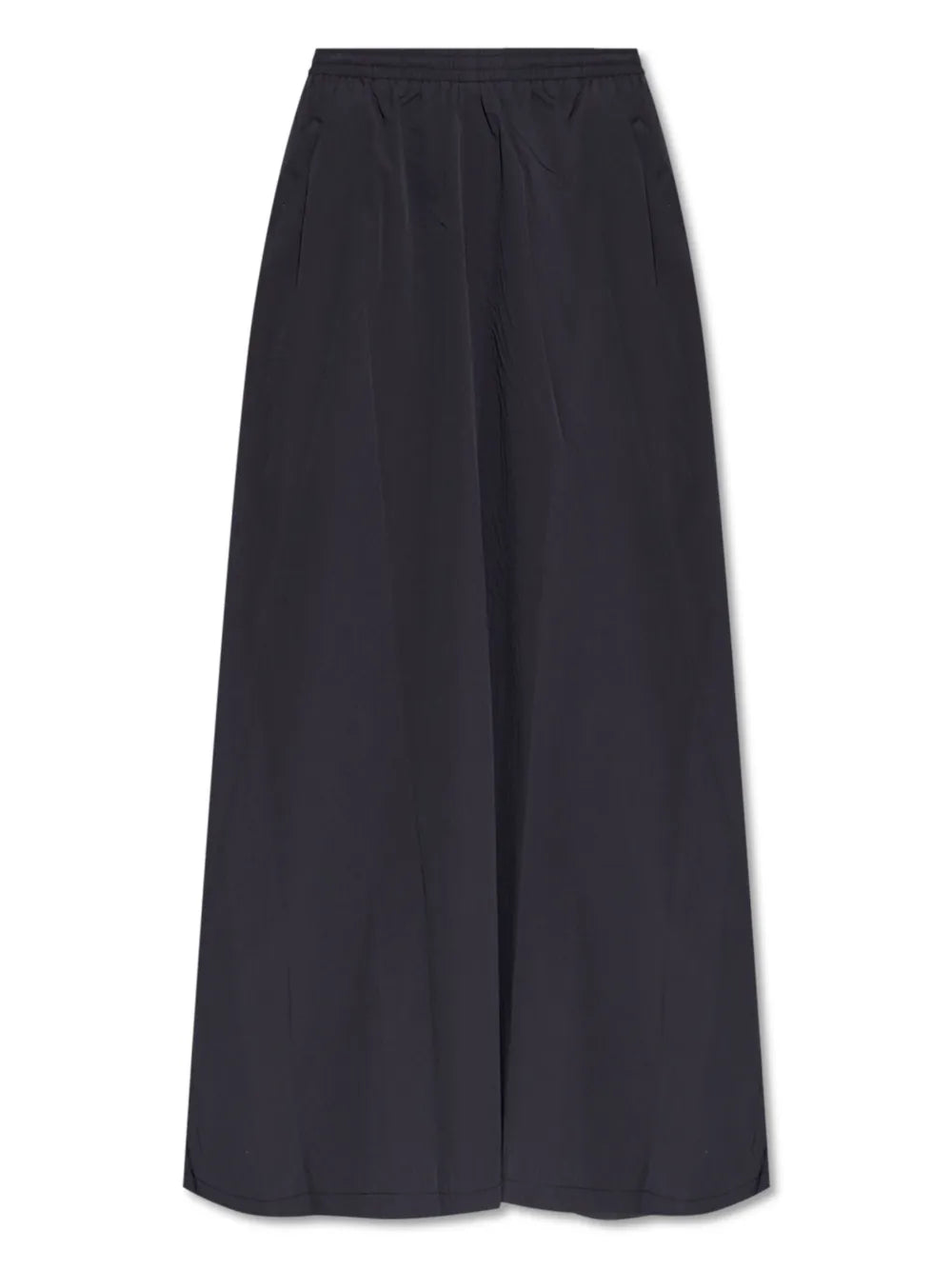 elasticated-waist pocket skirt