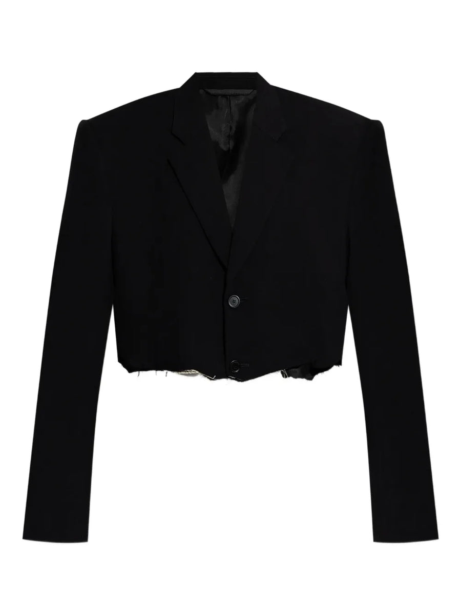single-breasted notched lapels blazer