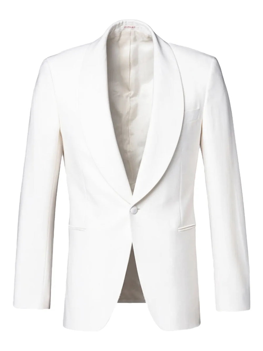 shawl-collar single-breasted suit jacket