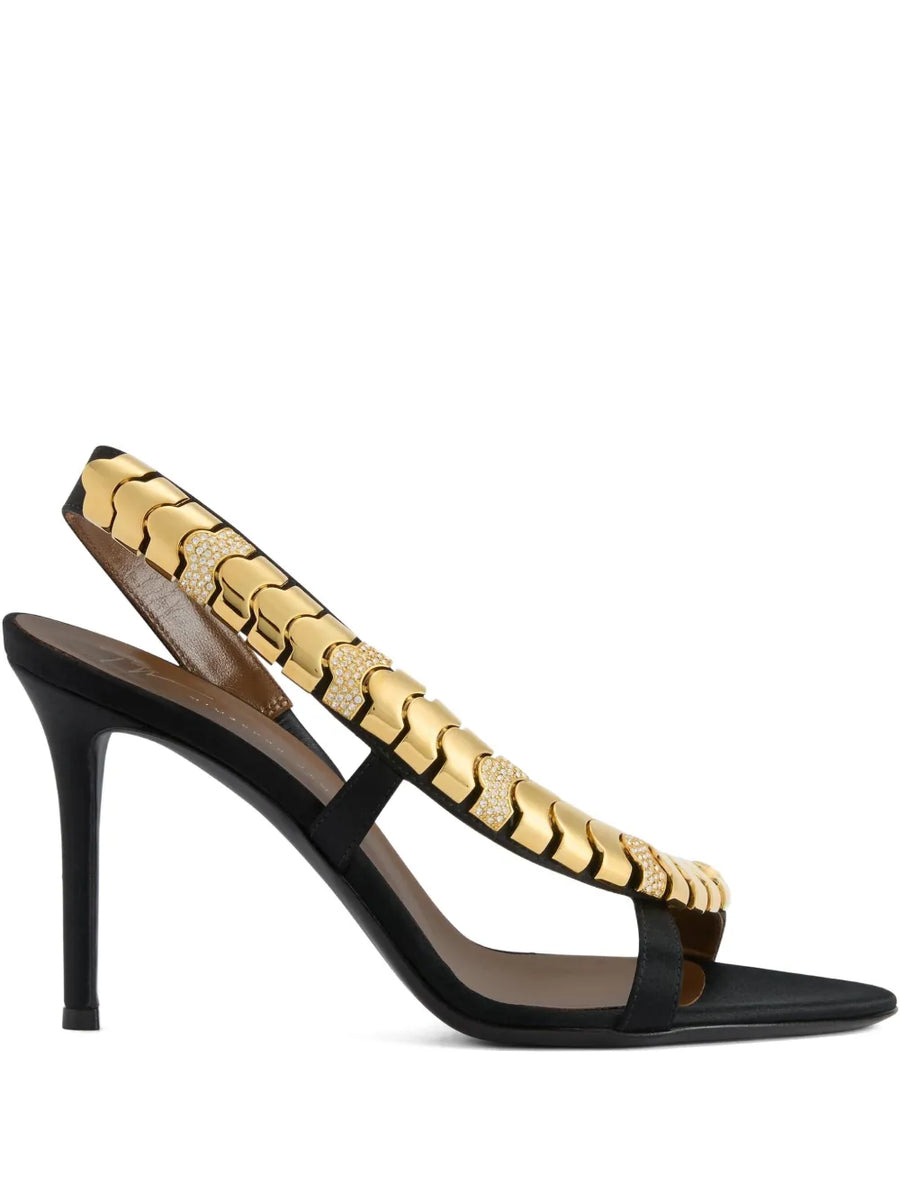 90mm Gz Dafne rhinestones-embellished sandals