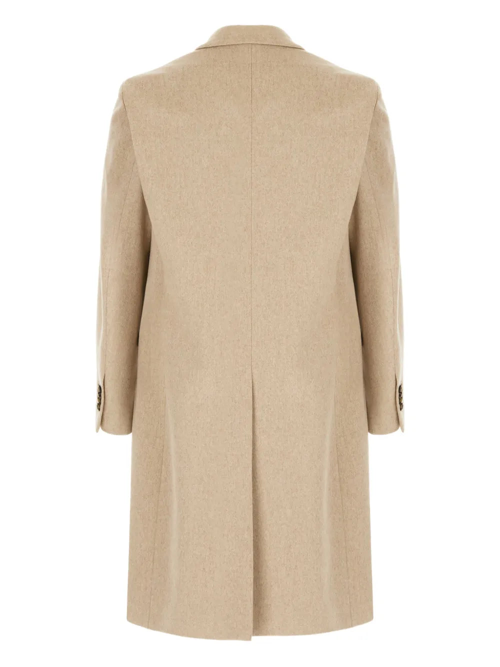 double-breasted wool coat