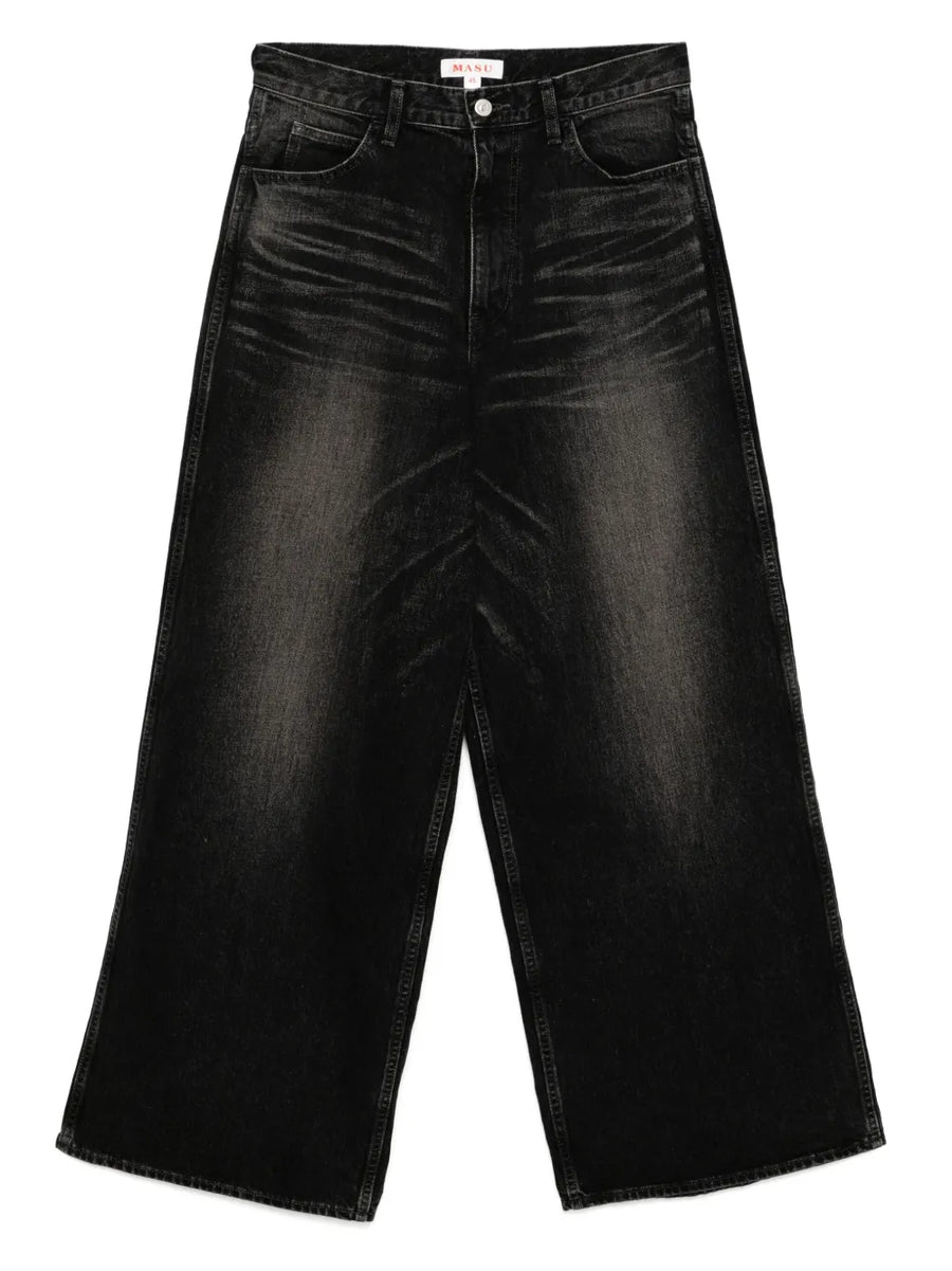 washed baggy jeans