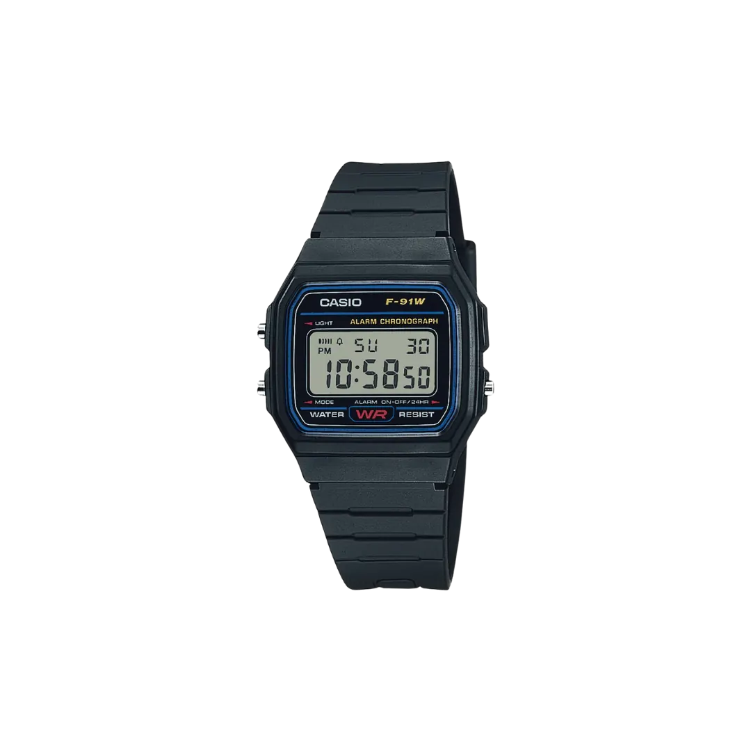 Casio Youth F-91 Series F-91W-1DG Watch