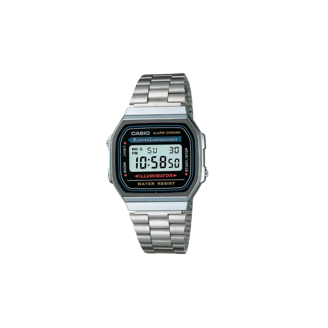 Casio Vintage A168WA-1WDF Blue Dial