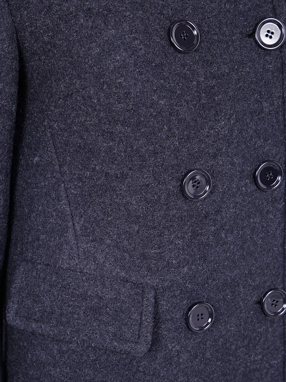 double-breasted wool coat