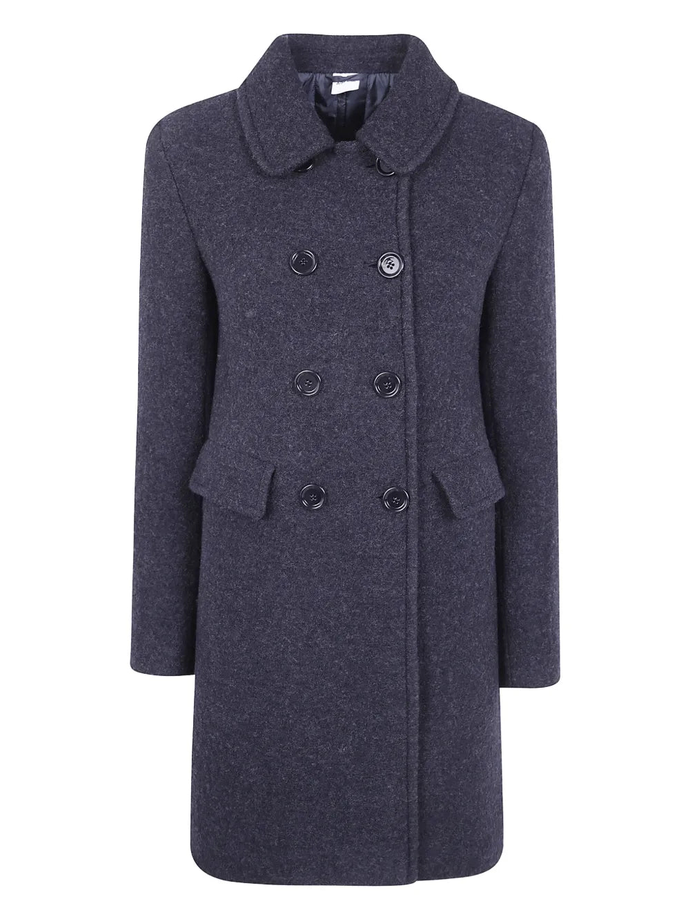 double-breasted wool coat