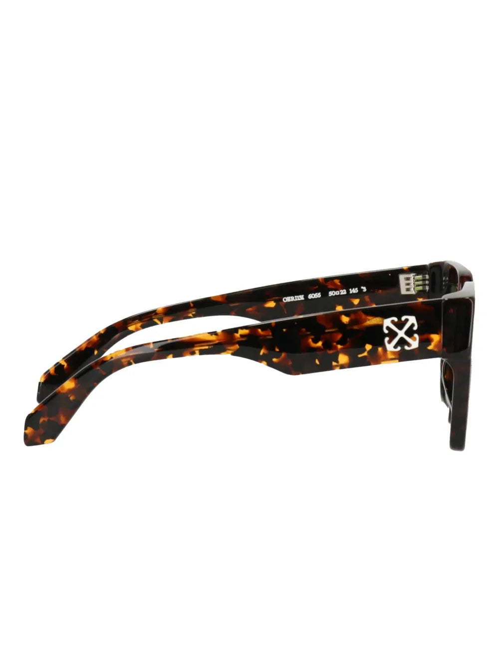 tortoiseshell geometric-frame sunglasses