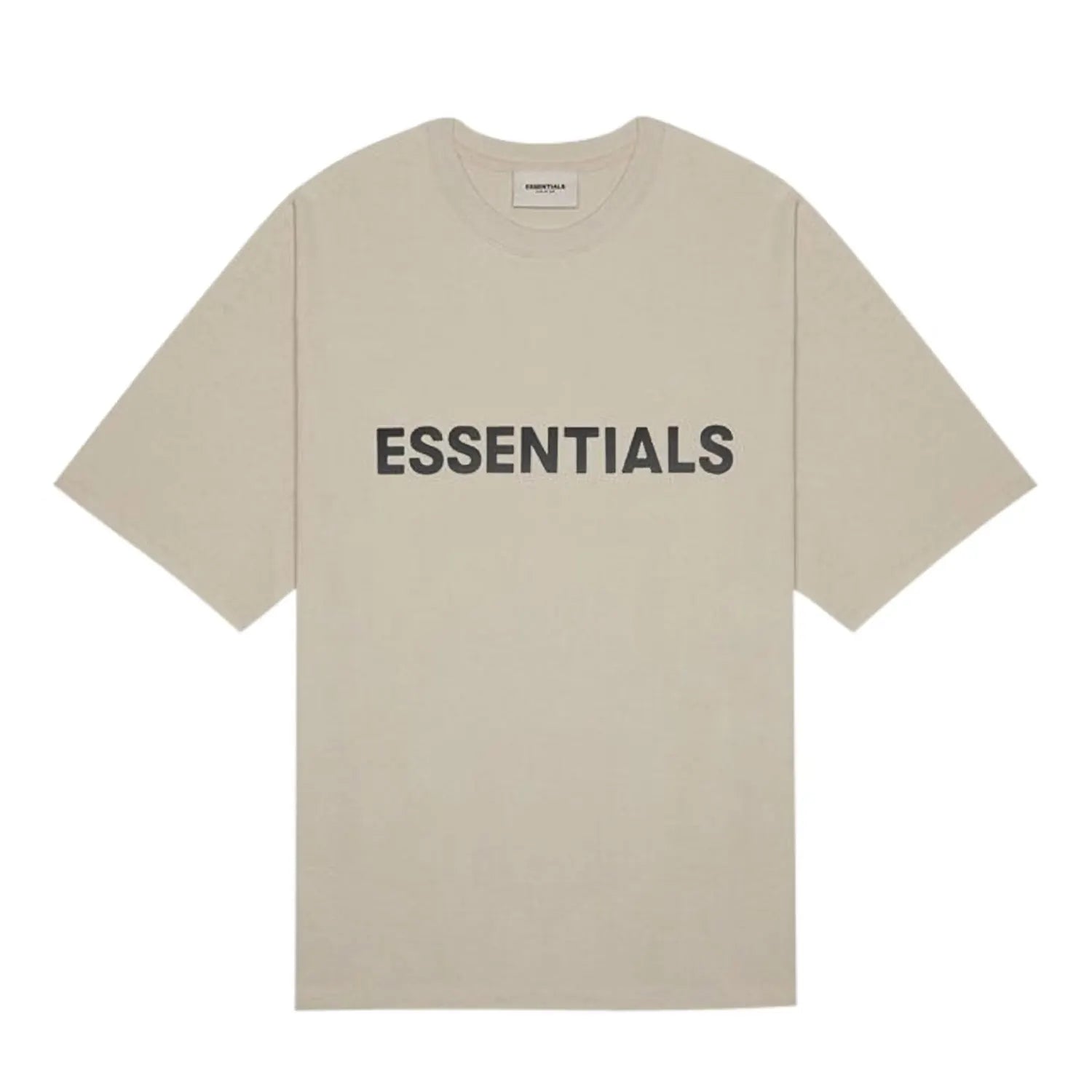 Fear of God Essentials Applique Logo T-Shirt Tan