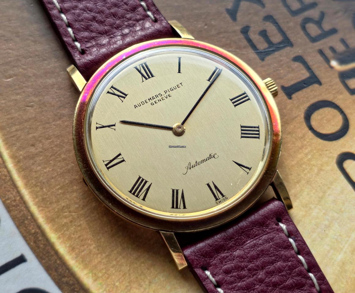 Audemars Piguet Automatic K2120 JUMBO Gold 18kt Patrimony Ultra Thin NEW OLD STOCK