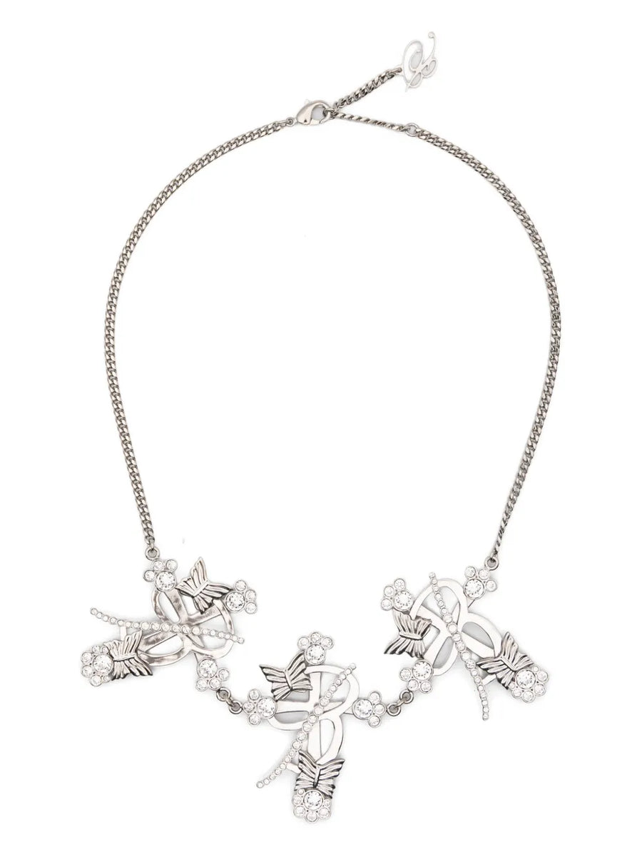 cross-embellished choker