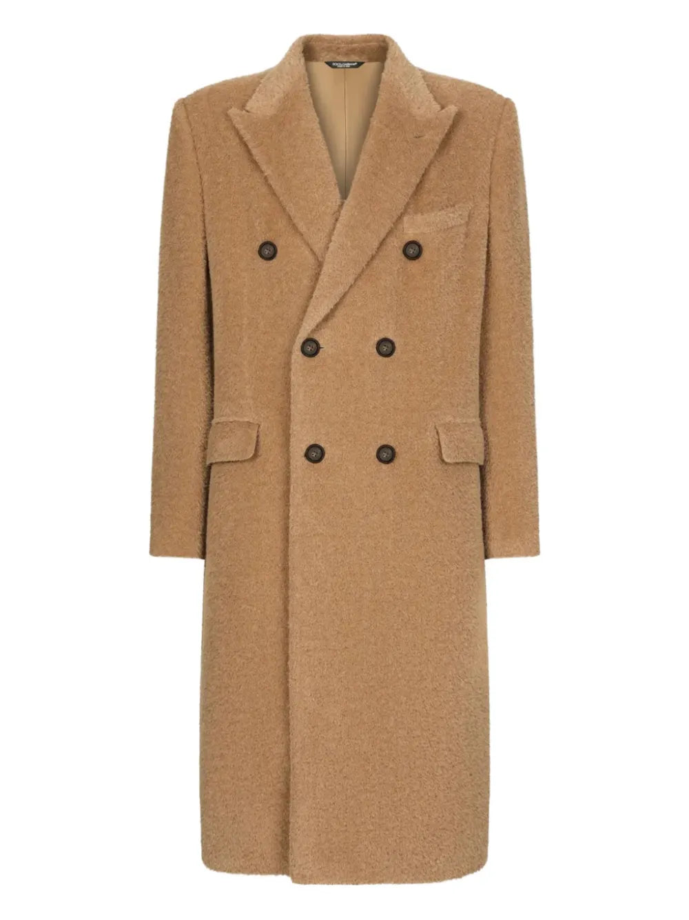 double-breasted wool coat