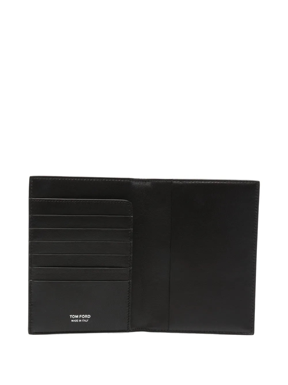 crocodile-effect leather wallet