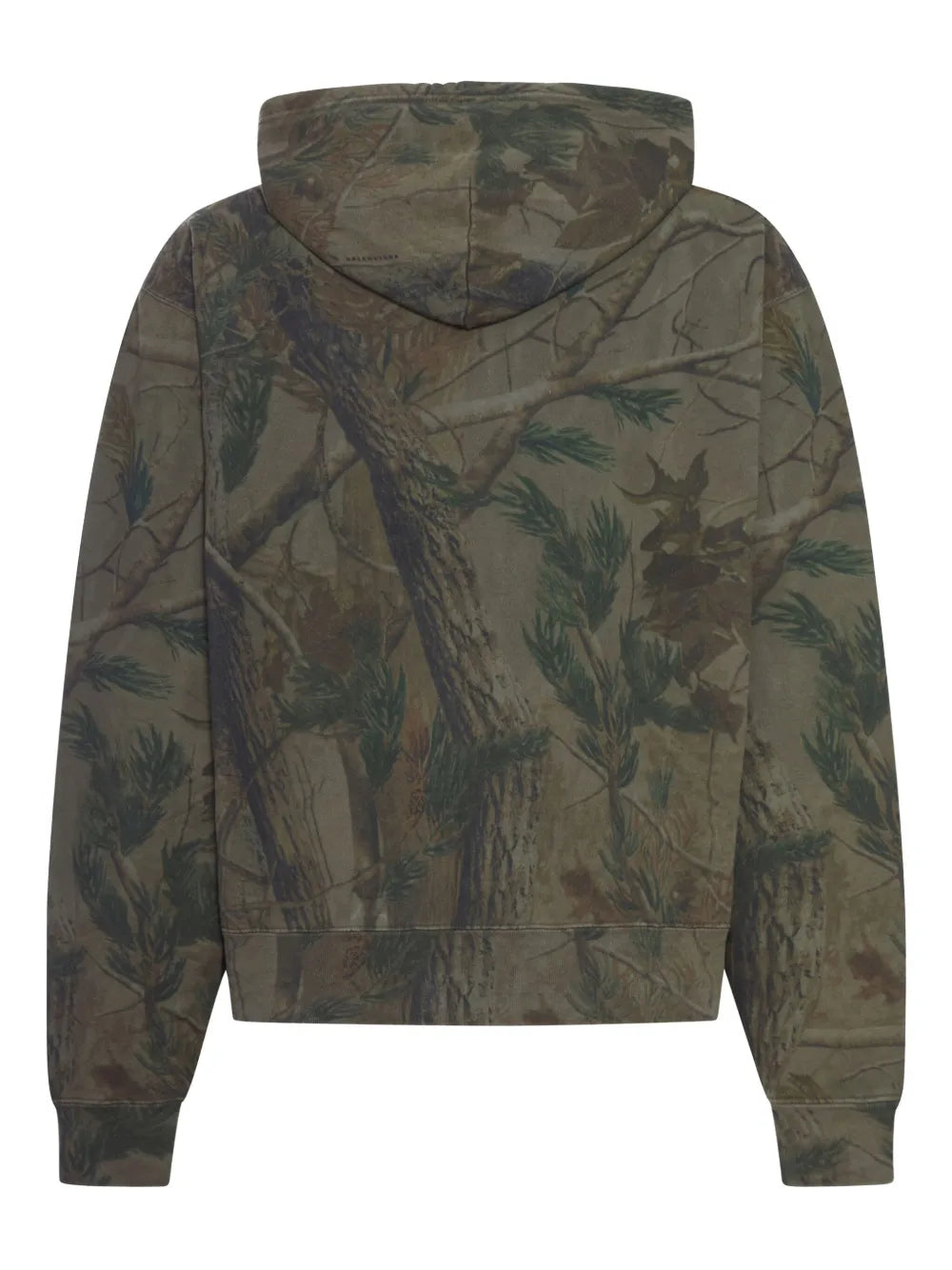 A13 zipped camouflage Hoodie