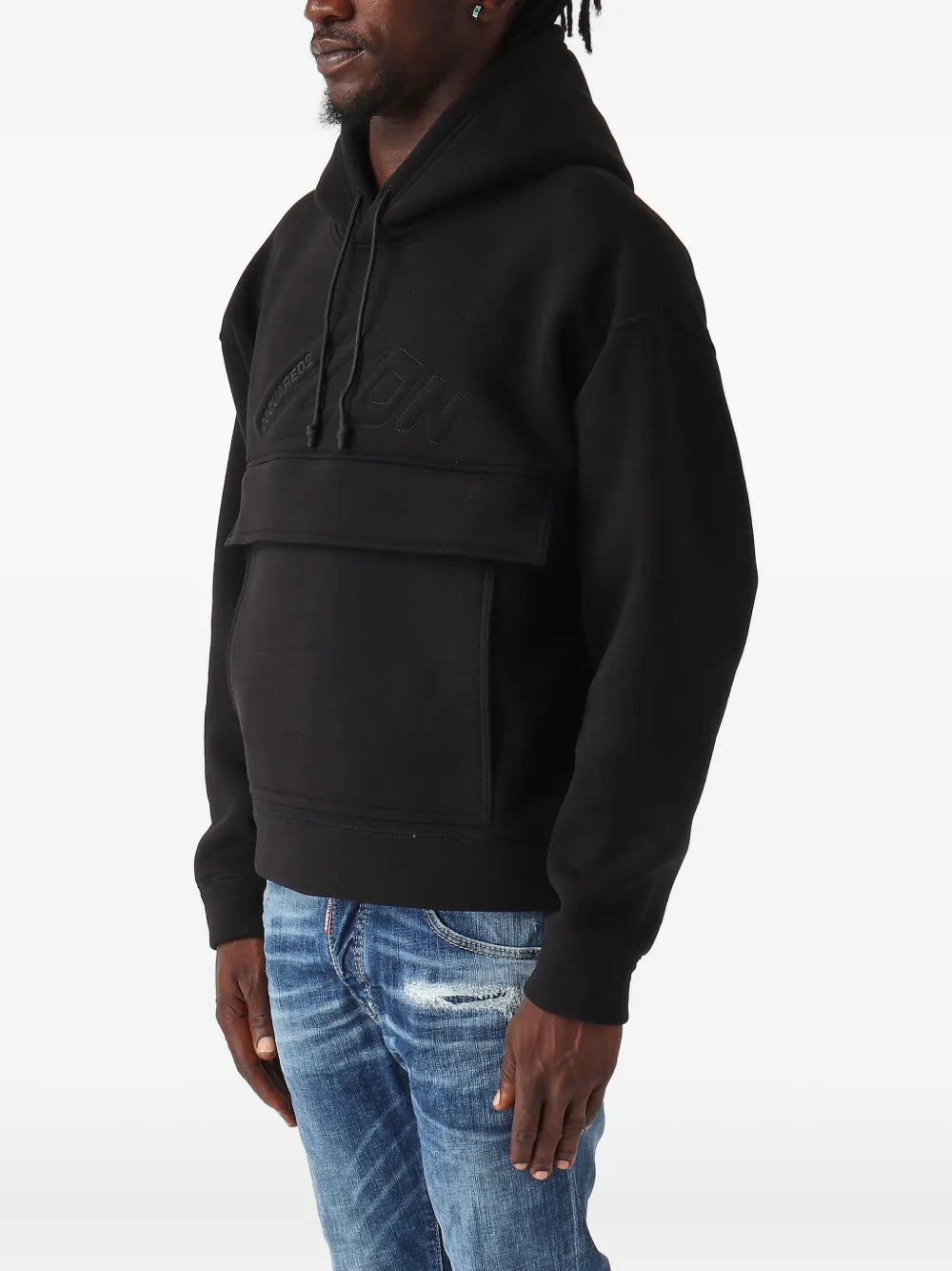 embroidered-logo Hoodie