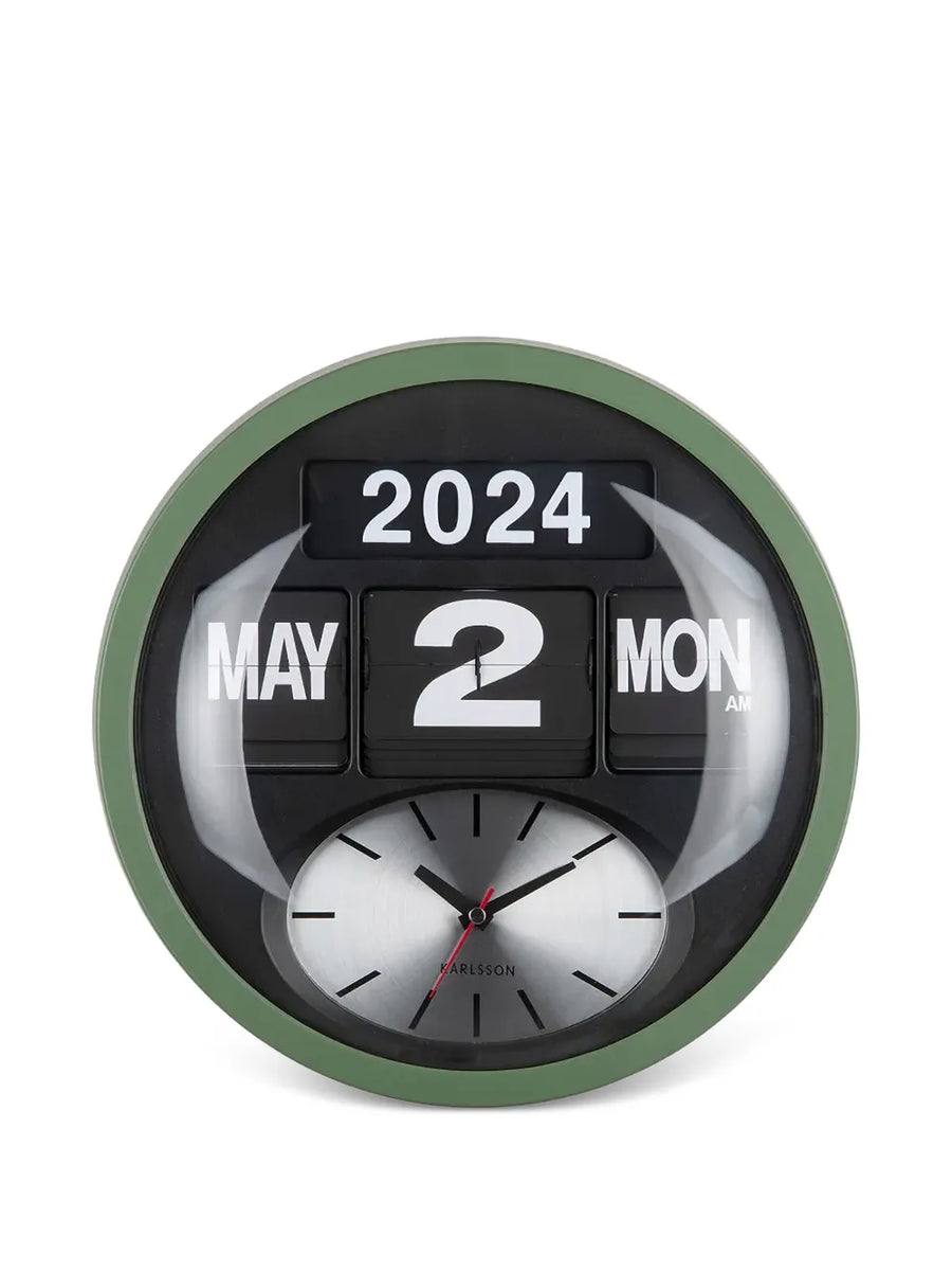date-display wall clock