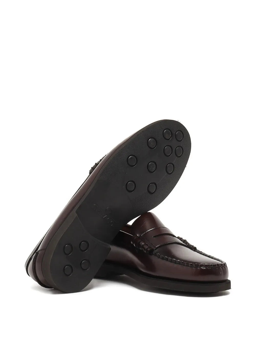 Dan Po leather penny loafers