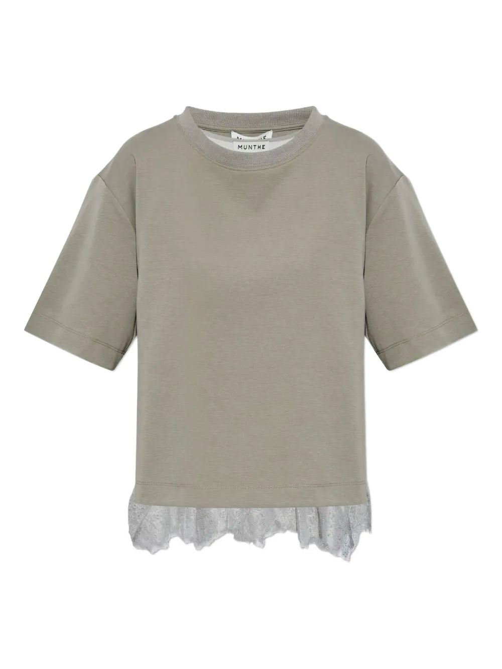 lace-trim T-Shirt