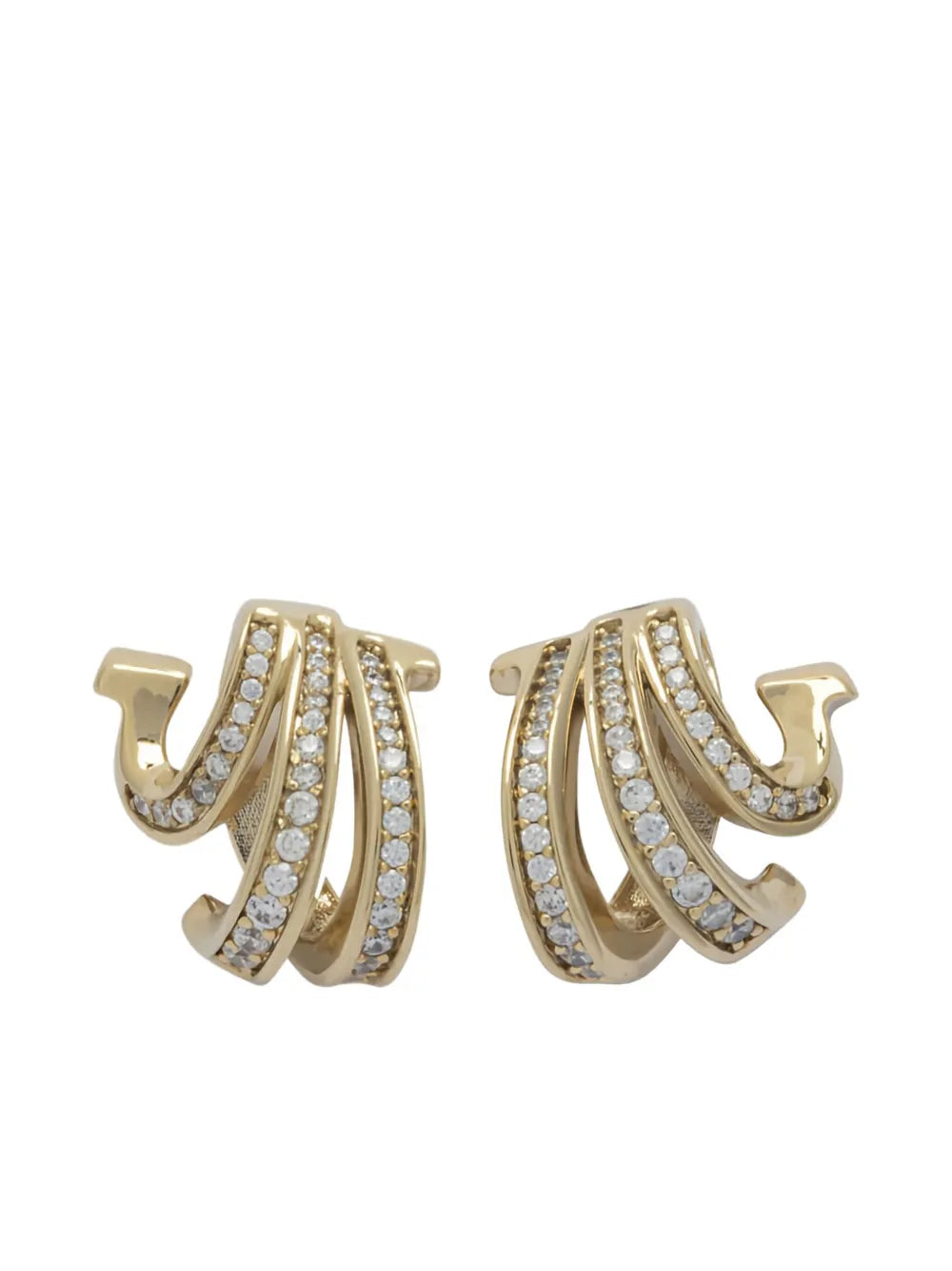 Triplo Gancini embellished earrings