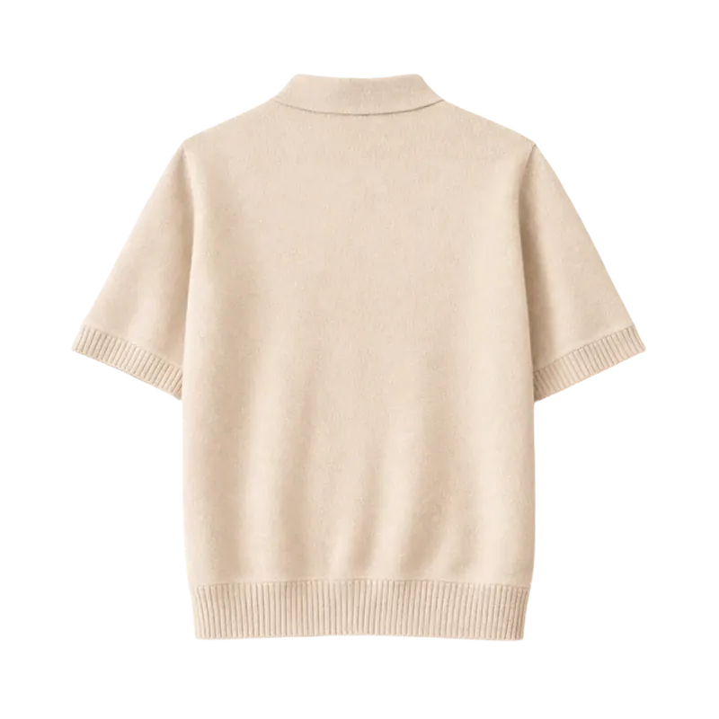 Legacy Classic Zip Polo - Oat