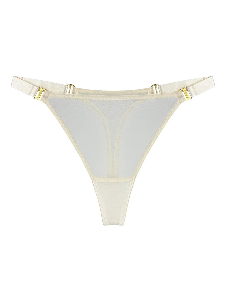 Signature mesh thong