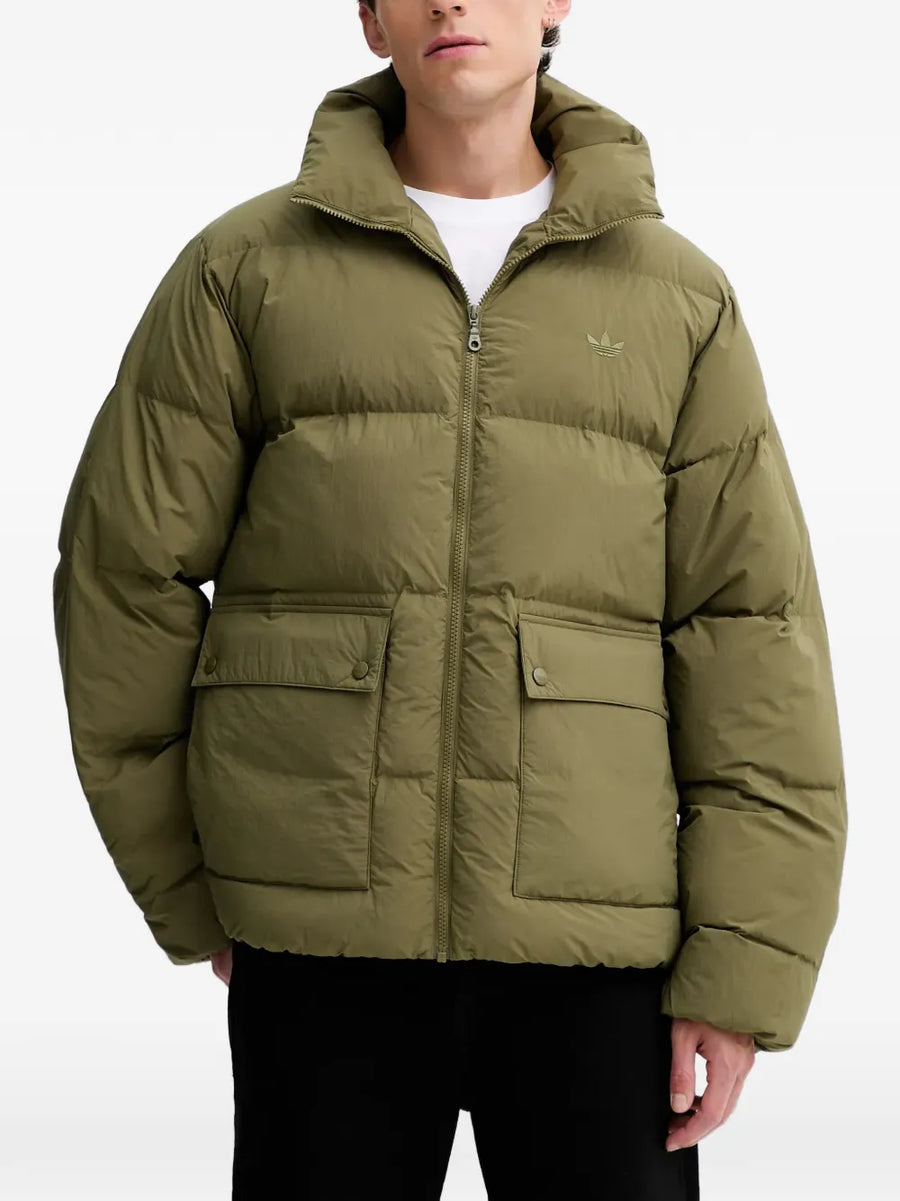 padded high-neck jacket