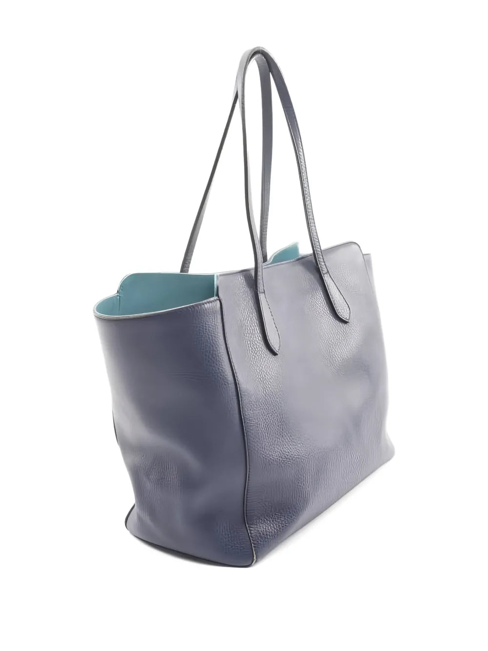 2000s swing leather tote bag