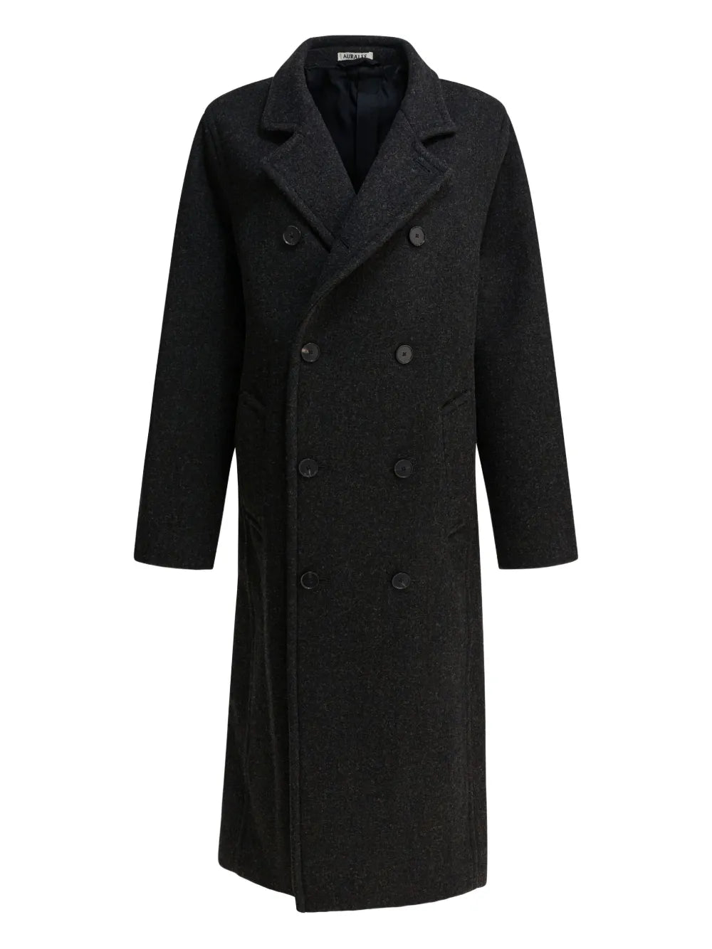 double-breasted wool coat