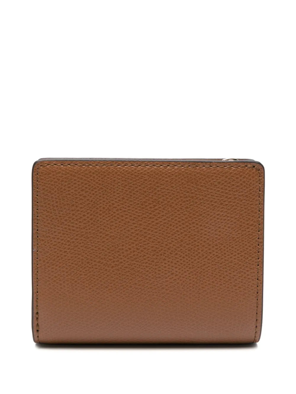 Camelia compact logo-plaque wallet