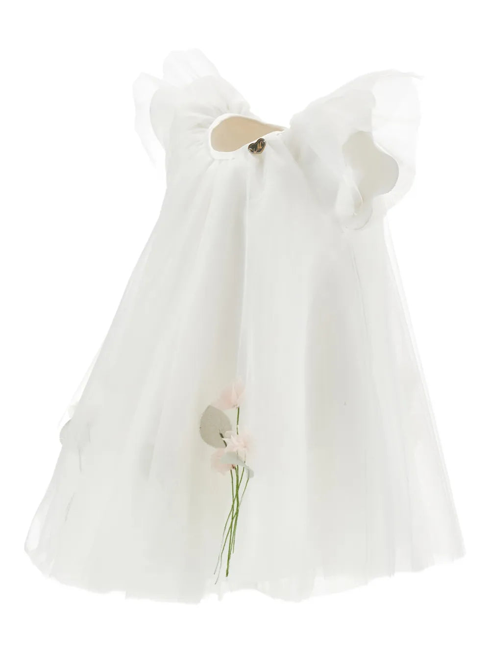 ruffled floral dress