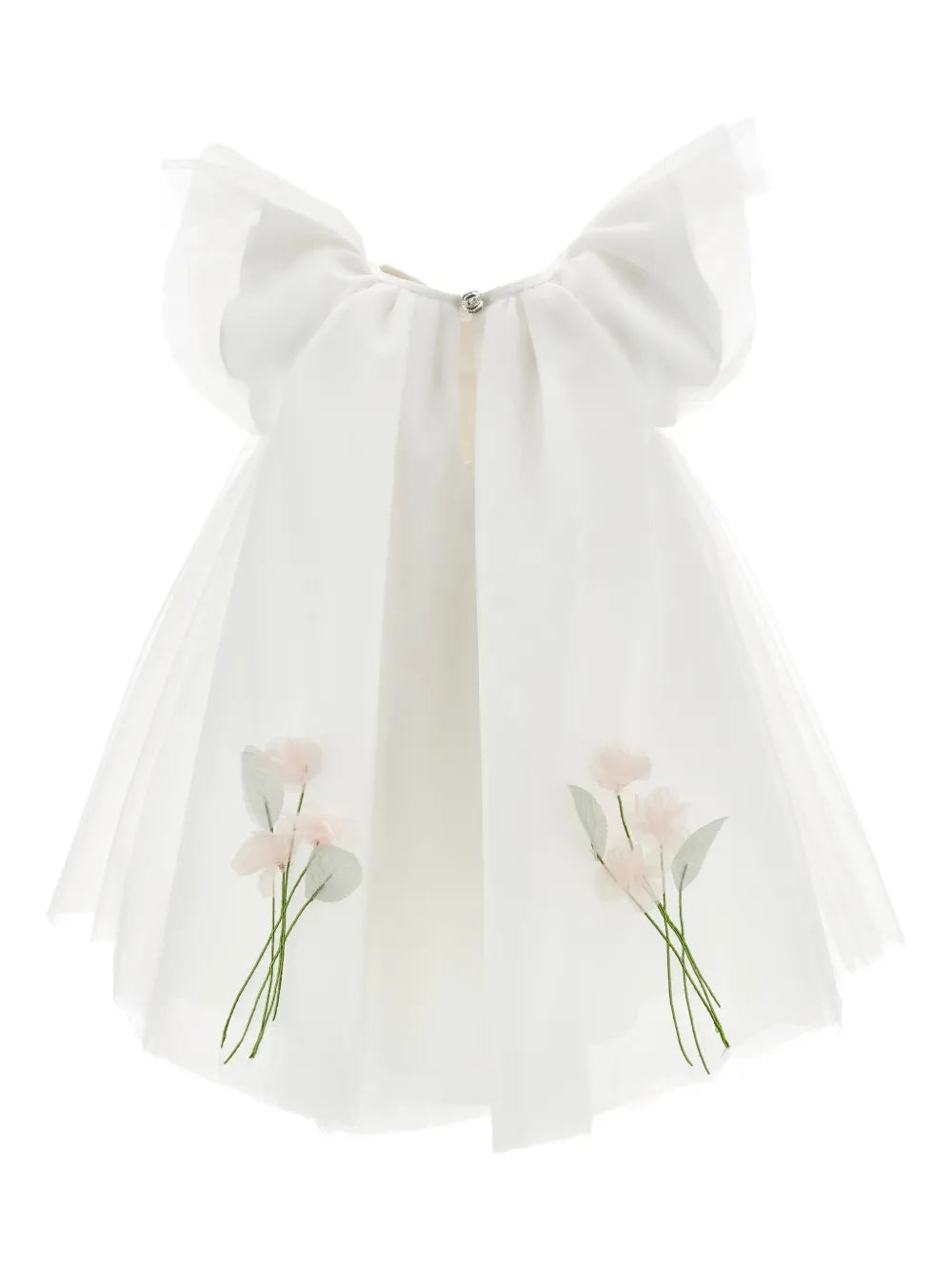 ruffled floral dress