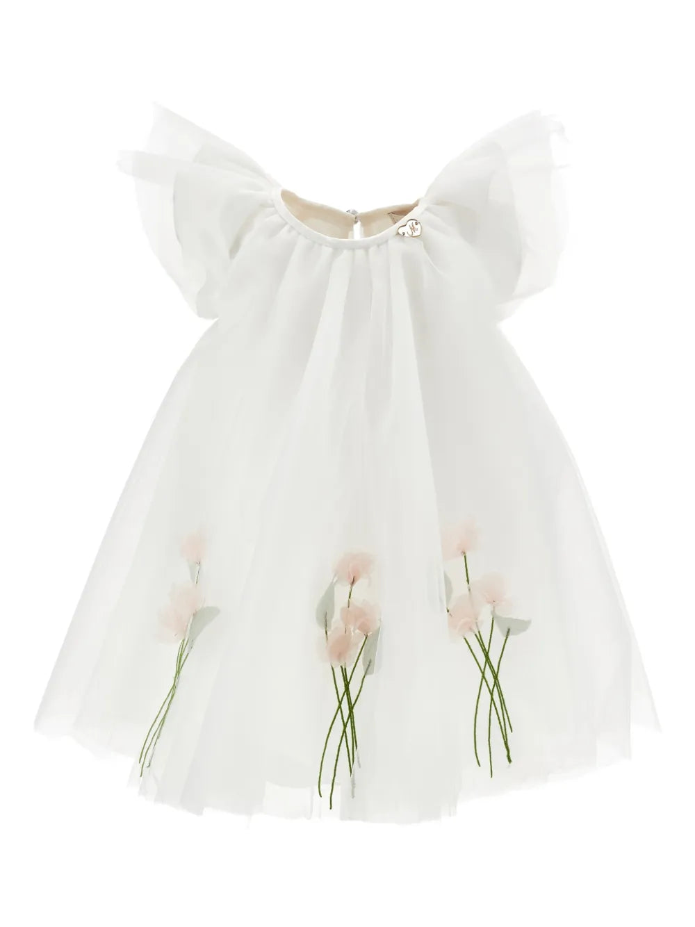 ruffled floral dress