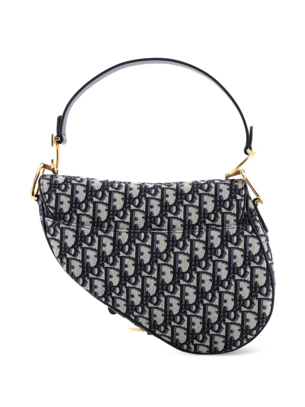 Saddle Handbag with Strap Oblique Canvas Medium shoulder bag