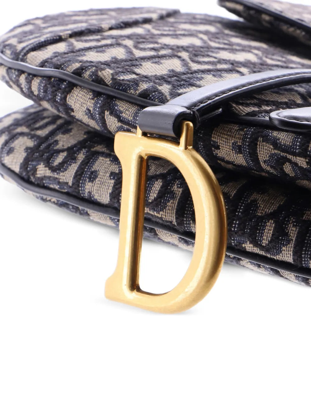 Saddle Handbag with Strap Oblique Canvas Medium shoulder bag