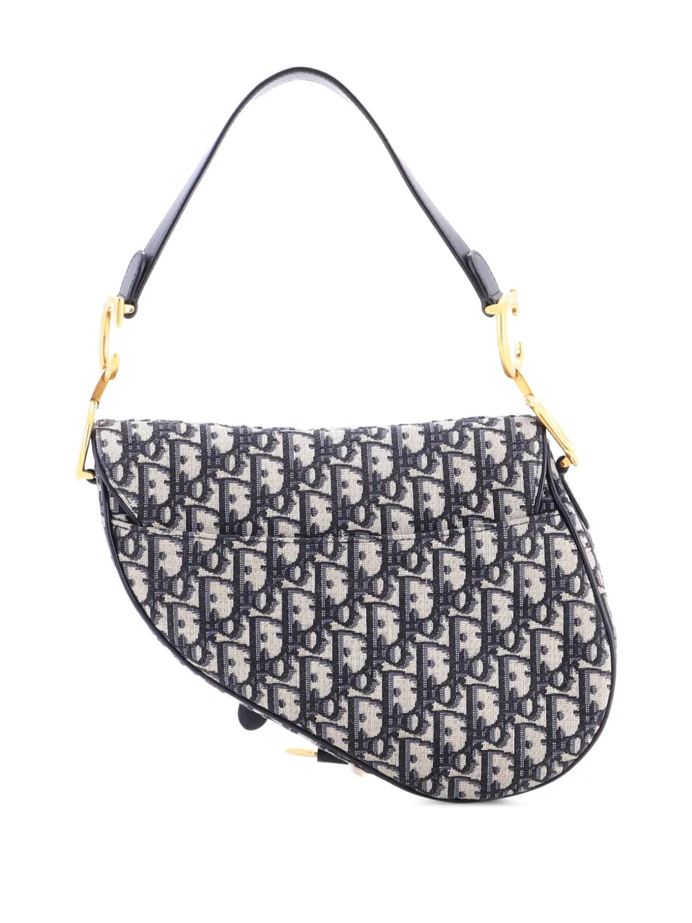 Saddle Handbag with Strap Oblique Canvas Medium shoulder bag
