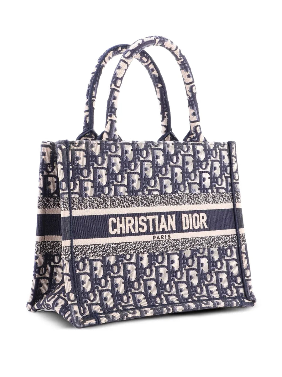Book Oblique Canvas Small tote bag